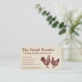 ワインドットチキン素朴ズヴィンテージカントリーファーム 名刺 (スタンド正面)