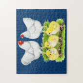 ワインドットホワイトチキンファミリー ジグソーパズル (縦)