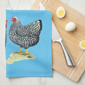 ワインドット銀レース対 キッチンタオル (四つ折り)