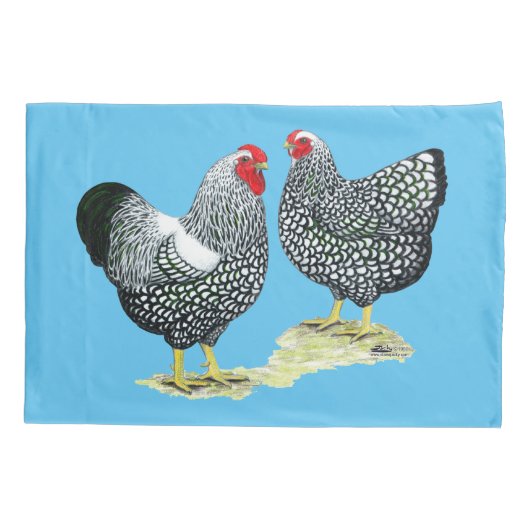 ワインドット銀レース対 枕カバー (裏面)