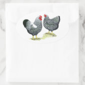 ワインドット銀レース対 楕円形シール (バッグ)