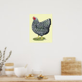 ワインドット:シルバーレースのヘン ポスター (キッチン)