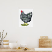 ワインドット：シルバーレースのヘン ポスター (キッチン)