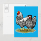 ワインドット：シルバー・ペア ポストカード (正面/裏面)