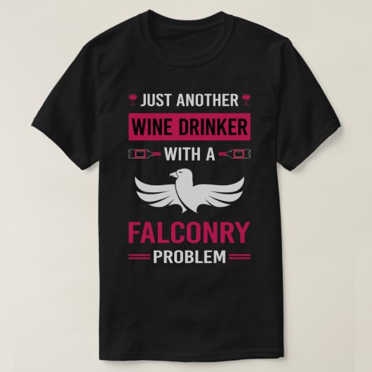 ワインドリンカーファルコリーファルコナー Tシャツ (デザイン正面)