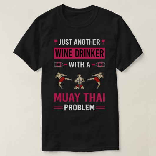 ワインドリンカームエタイ Tシャツ (デザイン正面)