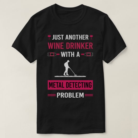 ワインドリンカーメタル検出装置探偵団 Tシャツ (デザイン正面)