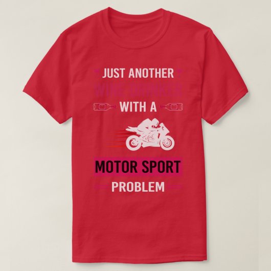 ワインドリンカーモータースポーツモータースポーツモータースポーツ Tシャツ (デザイン正面)
