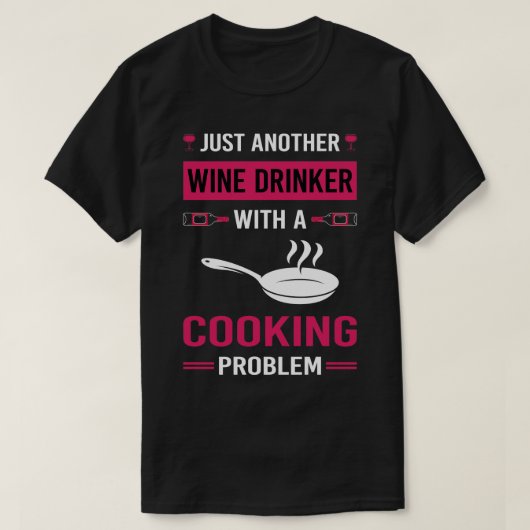 ワインドリンカー料理 Tシャツ (デザイン正面)