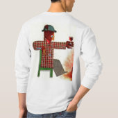 ワインドリンカー赤オエノピール両面シャツ Tシャツ (裏面)