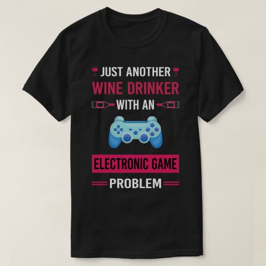 ワインドリンカー電子ゲームゲーム Tシャツ (デザイン正面)