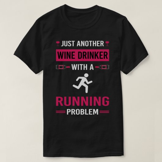 ワインドリン走カー走ズランナー Tシャツ (デザイン正面)