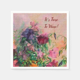 ワインナプキンの時間だ スタンダードカクテルナプキン