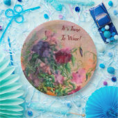 ワインナプキンの時間だ ペーパープレート (パーティー)