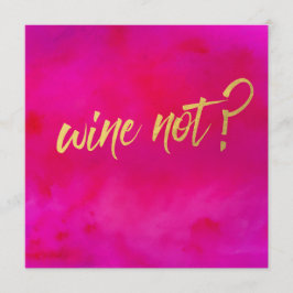 ワインノー招待状パールきらめく 招待状