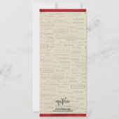 ワインバタリエタル&お洒落ボトルホリデーパーティー 招待状 (裏面)