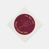 ワインバチェロレッテブルガンディヴィーノビウズ スタンダードカクテルナプキン (角)