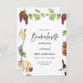 ワインバチェロレッテ招待状 招待状 (正面/裏面)