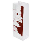 ワインバッグワインスプラッシュデザイン ワインギフトバッグ (裏面アングル)