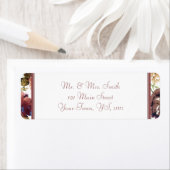 ワインバラ差出人住所 ラベル (インサイチュ)