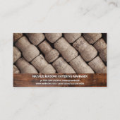 ワインバレルとコルク 名刺 (裏面)