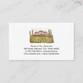 ワインバレルとブドウ園エステート 名刺 (裏面)