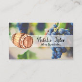 ワインバレルとブドウ園エステート 名刺 (正面)