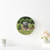 ワインバレルガーデンデコールシャトーモリゼット ラウンド壁時計 (ホーム)