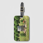 ワインバレルガーデンデコール、シャトーモリゼットVA ラゲッジタグ (正面縦)