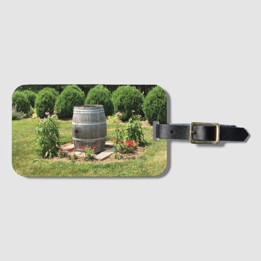 ワインバレルガーデンデコール、シャトーモリゼットVA ラゲッジタグ (正面横)