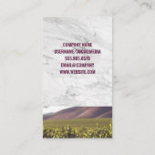 ワインバレルブドガラスボトル |ブドウ園 名刺 (裏面)