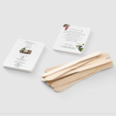 ワインバレルワイナリーヴィネヤード結婚式 プログラム ハンドファン (組立なし)