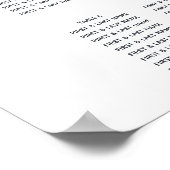 ワインバレルワイナリーヴィンヤード結婚のシーティングチャート ポスター (角)