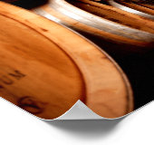 ワインバレル地下室バープリントポスター ポスター (角)