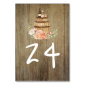 ワインバレル素朴カントリーフローラ テーブルナンバー (裏面)