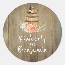 ワインバレル素朴カントリー結婚式