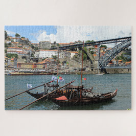 ワインバレル船，ポルト，ポルトガル ジグソーパズル