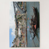 ワインバレル船，ポルト，ポルトガル ジグソーパズル (縦)