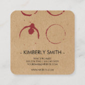 ワインバレル&グラス | ソムリエ スクエア名刺 (裏面)