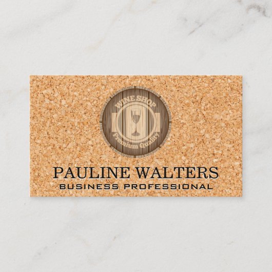 ワインバレル | コルク名刺 名刺 (正面)