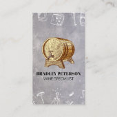 ワインバレル | ソムリエ 名刺 (正面)