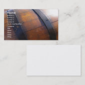 ワインバレル 名刺 (正面/裏面)