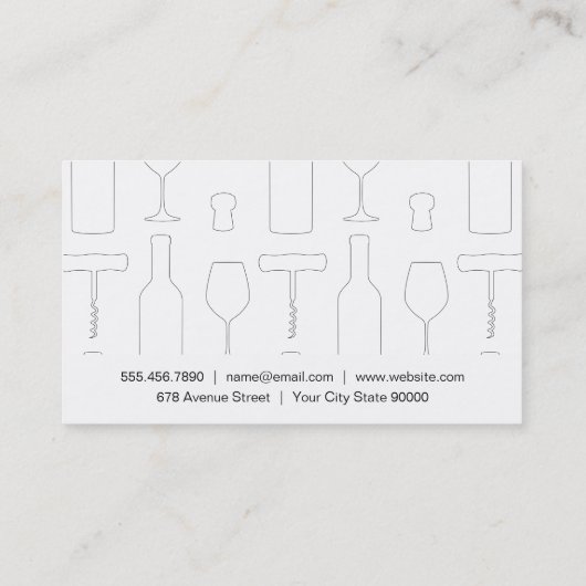 ワインバレル 名刺 (裏面)