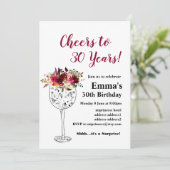 ワインバーサデー招待状 乾杯! 招待状 (スタンド正面)