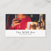 ワインバーシーン、ワインバー/ワイナリー 名刺 (正面)