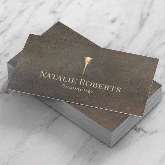 ワインバーテンダーソムリエヴィンテージ 名刺