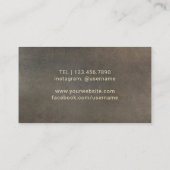 ワインバーテンダーソムリエヴィンテージ 名刺 (裏面)