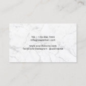 ワインバーテンダープロフェッショナルソムリエクラシックスブラック 名刺 (裏面)