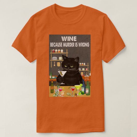 ワインバーテンダー Tシャツ (デザイン正面)