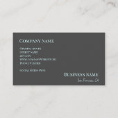 ワインバー店営業プロモーション名刺 名刺 (裏面)